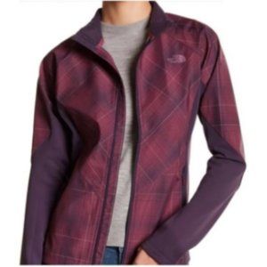 The North Face Isotherm Plaid Full Zip Lightweight Jacket Purple/Maroon L